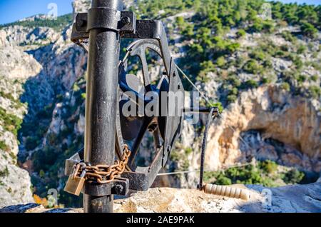 Le monastère grec-orthodoxe de Moni Theotokou Kimiseos Kliston ou l'hypothèse du monastère Vierge Marie et de la région de l'Attique, Acharnes Banque D'Images