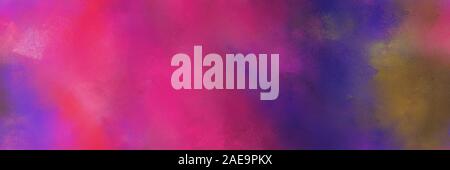 Peint texture background bannière diffuse modérée avec rose, violet très foncé et vieux couleur mauve. peut être utilisé comme élément de fond, texture ou au mur Banque D'Images