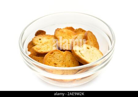 Snack à bol isolé sur fond blanc Banque D'Images