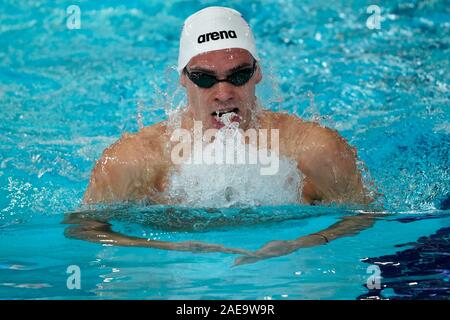 Andreas Vazaios (GRE) pendant l'LEN Petit cours de natation le 6 décembre 2019. En 2019 Tollcross Stadium à Glasgow (Royaume-Uni) Photo : Soenar Chamid/SCS/AFLO Banque D'Images