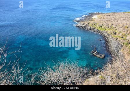 Belle Tijeretas Bay, Ile San Cristobal, îles Galapagos, Équateur Banque D'Images