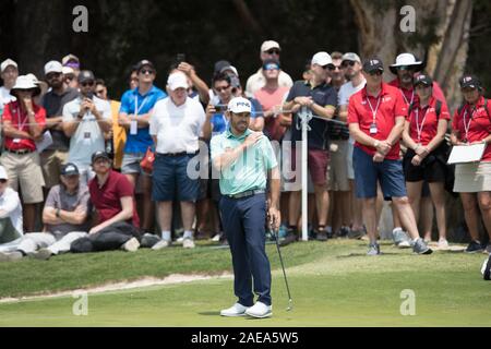 Sydney, Australie. Le 08 mai 2019. Louis Oosthuizen d'Afrique du Sud, durant la 104e unis à l'Australian Open Golf Club, Sydney, Australie, le 8 décembre 2019. Photo de Peter Dovgan. Credit : UK Sports Photos Ltd/Alamy Live News Banque D'Images