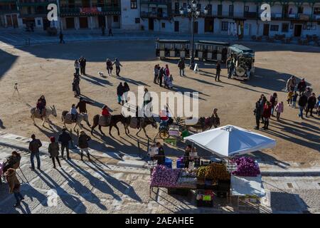 Ségovie, Espagne, 1,2018;l'un des plus beaux villages de la Communauté de Madrid Banque D'Images