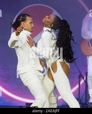 Chicago, USA. 07Th Dec, 2019. CHICAGO, ILLINOIS - 7 décembre : effectue au cours de la 2019 Normani B96 Jingle bash à l'Allstate Arena le 7 décembre 2019 à Chicago, Illinois. Photo : David S Davis/imageSPACE/MediaPunch MediaPunch Crédit : Inc/Alamy Live News Banque D'Images