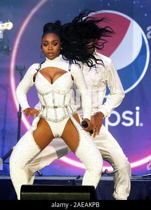 Chicago, USA. 07Th Dec, 2019. CHICAGO, ILLINOIS - 7 décembre : effectue au cours de la 2019 Normani B96 Jingle bash à l'Allstate Arena le 7 décembre 2019 à Chicago, Illinois. Photo : David S Davis/imageSPACE/MediaPunch MediaPunch Crédit : Inc/Alamy Live News Banque D'Images