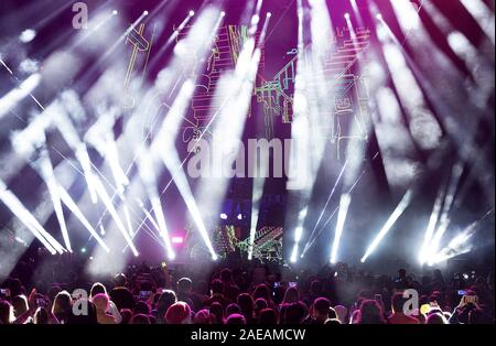 Chicago, USA. 07Th Dec, 2019. CHICAGO, ILLINOIS - 7 décembre : Marshmello effectuée pendant le 2019 B96 Jingle bash à l'Allstate Arena le 7 décembre 2019 à Chicago, Illinois. Photo : David S Davis/imageSPACE/MediaPunch MediaPunch Crédit : Inc/Alamy Live News Banque D'Images