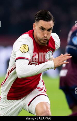 AMSTERDAM , 06-12-2019 , JohanCruyff Arena , de l'Eredivisie néerlandaise Football la saison 2019 / 2020 . Nico Tagliafico lors du match Ajax - Willem II Banque D'Images