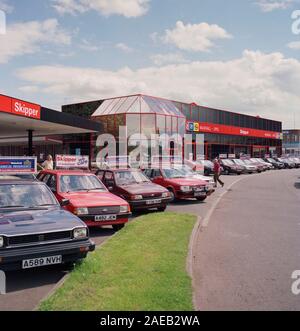 Skipper Vauxhall à Wakefield, West Yorkshire, dans le Nord de l'Angleterre, Royaume-Uni, en 1988 Banque D'Images