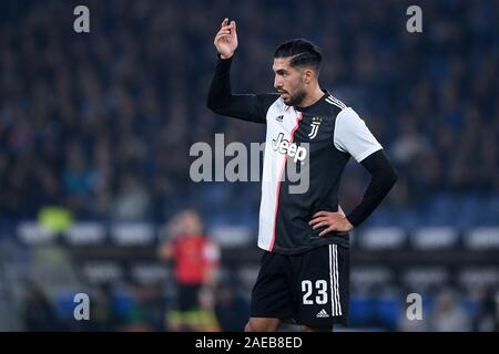 Rome, Italie. 07Th Dec, 2019. Emre peut de la Juventus réagit au cours de la Serie une correspondance entre le Latium et la Juventus au Stadio Olimpico, Rome, Italie, le 7 décembre 2019. Photo par Giuseppe maffia. Credit : UK Sports Photos Ltd/Alamy Live News Banque D'Images