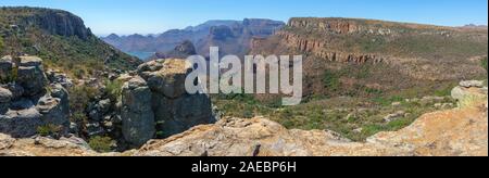 Le sentier de randonnée Leopard dans le blyde river canyon, Mpumalanga, Afrique du Sud Banque D'Images