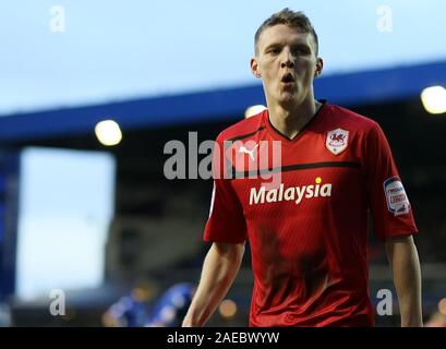 1er janvier 2013 - nPower Championship - Birmingham City Vs. La ville de Cardiff - Joe Mason de Cardiff City célèbre après avoir marqué l'ouvreur pour Cardiff City (0-1) - Photo : Paul Roberts /Oneuptop/Alamy. Banque D'Images