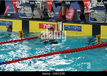 Glasgow, Royaume-Uni. 8e déc, 2019. Kacper Stokowski est admissible pour la finale de mens 50m dos de LEN European Short Course du Championnat de natation 2019, Glashow, UK. Credit : Pawel Pietraszewski/Alamy Live News Banque D'Images