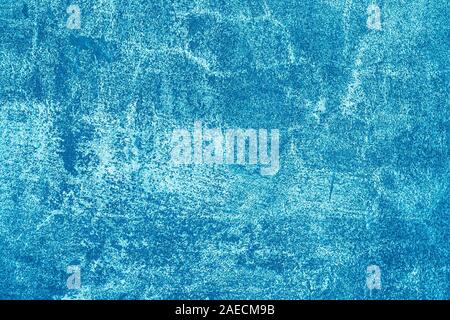 Peinture abstraite, creative bleu toile artistique. La texture du papier aquarelle. Taches de peinture sur le mur Banque D'Images