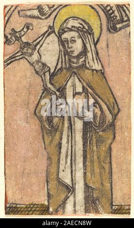 Saint Brigitta ? ; c. 1460/1470 l'Allemand du 15e siècle, Saint Brigitta, c 1460-1470 Banque D'Images