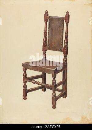 Gilbert, Sackerman Side Chair, 1935-1942 ; Président côté 1935/1942 Banque D'Images