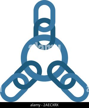 Cross Linking icône. Élément simple d'icônes seo collection. L'icône de création d'interface utilisateur Cross Linking, ux, apps, logiciels et des infographies Illustration de Vecteur