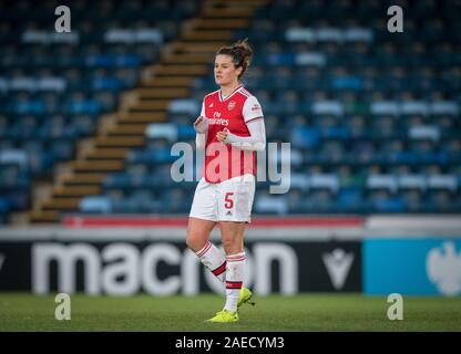 High Wycombe, Royaume-Uni. Le 08 mai 2019. Jennifer Beattie d'arsenal des femmes durant l'FAWSL match entre la lecture et l'arsenal des Femmes Dames à Adams Park, High Wycombe, en Angleterre, le 8 décembre 2019. Photo par Andy Rowland. Credit : premier Media Images/Alamy Live News Banque D'Images