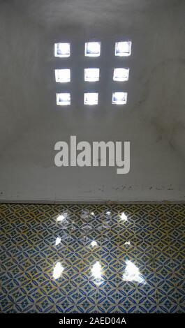 Détail du plafond dans une chambre à l'Harem du Palais de Topkapi à Istanbul, Turquie Banque D'Images