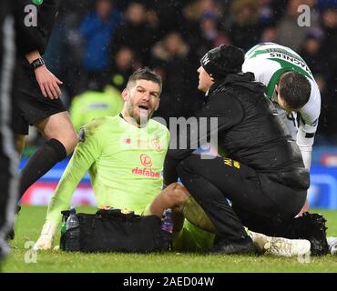 Hampden Park, Glasgow. Ecosse.fr.8e Dec 2019. Celtic vs Rangers. Betfred, Écossais finale de Coupe de Ligue. Héros celtique keeper Fraser Foster Banque D'Images