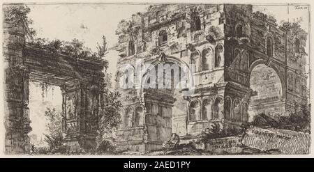 Giovanni Battista Piranesi, Tempio di Diana, 1748 Tempio di Diana ; 1748date Banque D'Images