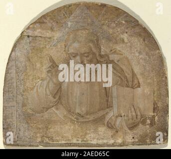 Girolamo dai Libri, Dieu le Père avec sa main droite levée dans la bénédiction de Dieu le Père avec sa main droite levée à la Bénédiction Banque D'Images