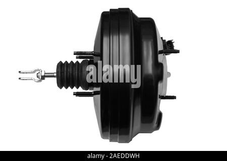 Nouvelle voiture booster de frein ensemble sur un fond blanc Banque D'Images