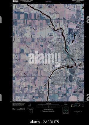 Janesville WI West 20100720 TM Restauration inversé Banque D'Images