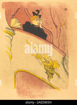 Henri de Toulouse-Lautrec, loge avec le masque doré (La loge au mascaron doré), 1893 avec le masque doré Loge (La loge au mascaron doré) ; 1893date Banque D'Images