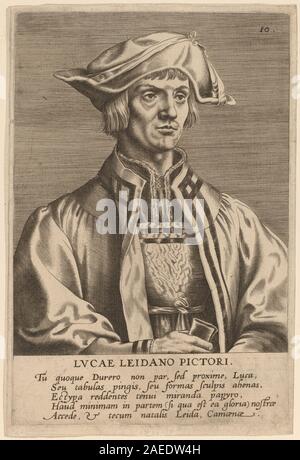 Hieronymus Wierix, Lucas van Leyden Lucas van Leyden Banque D'Images