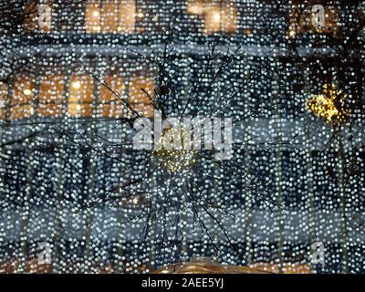 Les lumières de Noël à Sloan Square. Banque D'Images