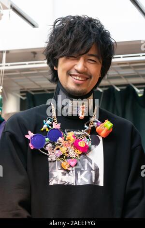 Acteur japonais Takumi Saito assiste à l'événement de la collaboration et de la marque de vêtements film MANRIKI B.C STOCK dans Tokyo, Japon le 8 décembre 2019. Credit : Motoo Naka/AFLO/Alamy Live News Banque D'Images