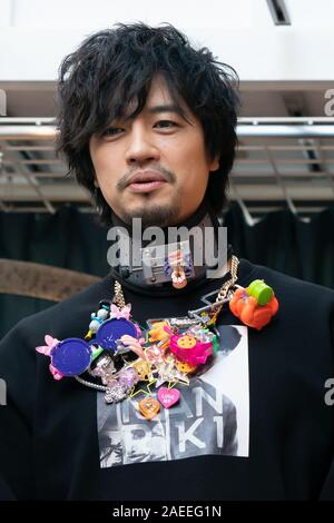 Acteur japonais Takumi Saito assiste à l'événement de la collaboration et de la marque de vêtements film MANRIKI B.C STOCK dans Tokyo, Japon le 8 décembre 2019. Credit : Motoo Naka/AFLO/Alamy Live News Banque D'Images