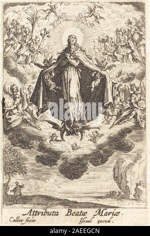 Jacques Callot, Attributs de la Vierge, en 1630 ou après les attributs de la Vierge ; en 1630 ou après Banque D'Images