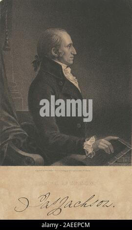 James B Longacre, après Charles Balthazar Julien Févret de Saint-Mémin, William Wilmer un graveur, James Jackson, début xixe siècle James Jackson ; début du xixe siècle Banque D'Images