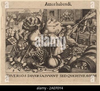 Jan Theodor de Bry après Pieter Bruegel l'Ancien, Everyman Everyman Banque D'Images