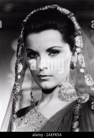 Debra Paget, amerikanische Schauspielerin, Deutschland 1959. L'actrice