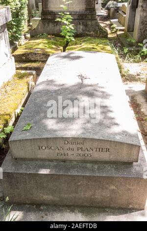 Cimetière du Père-Lachaise, tombes célèbres, PARIS Banque D'Images