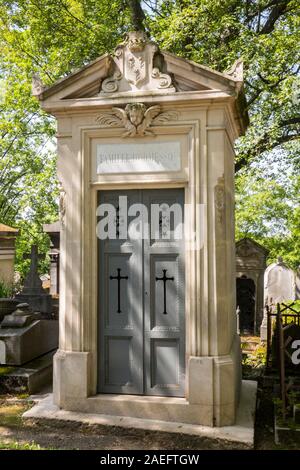 Cimetière du Père-Lachaise, tombes célèbres, PARIS Banque D'Images