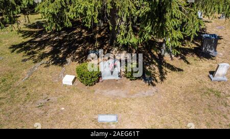 Tombe de Harriet Tubman, Fort Hill Cemetery, Auburn, NY, USA Banque D'Images