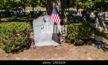 Tombe de Harriet Tubman, Fort Hill Cemetery, Auburn, NY, USA Banque D'Images