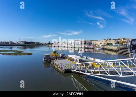 Matanza River, La Boca, Buenos Aires, Argentine, Amérique du Sud Banque D'Images