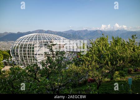 Yamanashi, Japon - 552019 : Fruits park au Japon, une destination populaire près de Kofu à Yamanashi Banque D'Images