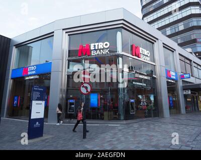 La direction générale de la Banque Métro à Maidstone dans le Kent. Banque D'Images