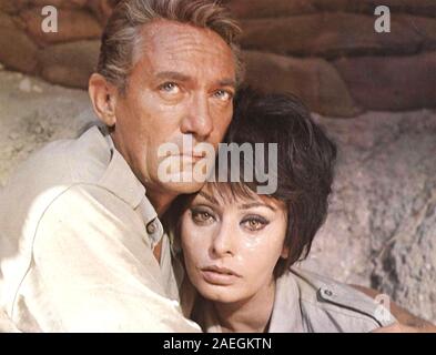 JUDITH 1966 Paramount Pictures film avec Peter Finch et Sophia Lorfen Banque D'Images