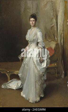 John Singer Sargent, Margaret Stuyvesant Rutherfurd White (Blanc), Mme Henry 1883 Margaret Stuyvesant Rutherfurd White (Mme. Henry blanc) ; 1883date Banque D'Images