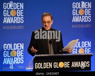Los Angeles, USA. 09Th Dec, 2019. L'acteur Tim Allen annonce nominés pour le 77e Golden Globe Awards annuels au Beverly Hilton Hotel à Beverly Hills, Californie le lundi, 9 décembre 2019. Photo par Jim Ruymen/UPI UPI : Crédit/Alamy Live News Banque D'Images