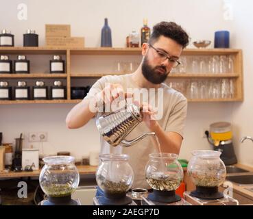 Toki Café, Amsterdam, Pays-Bas Banque D'Images