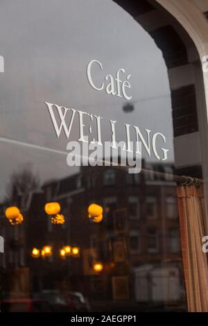 Café Welling, Café Brown, Amsterdam Banque D'Images