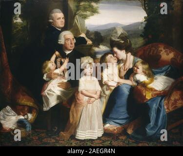 John Singleton Copley, La Famille Copley, 1776-1777 La famille Copley ; 1776/1777 Banque D'Images