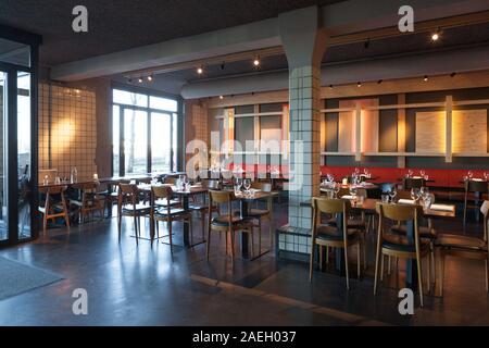 Intérieur du restaurant rogna, Amsterdam, Pays-Bas Banque D'Images